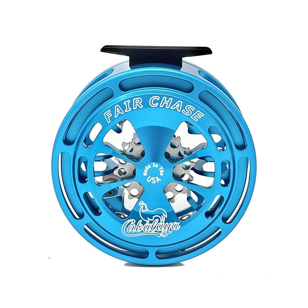 Cubalaya Outfitters Fair Chase G2 Click Pawl Fly Reel in Blue On Blue